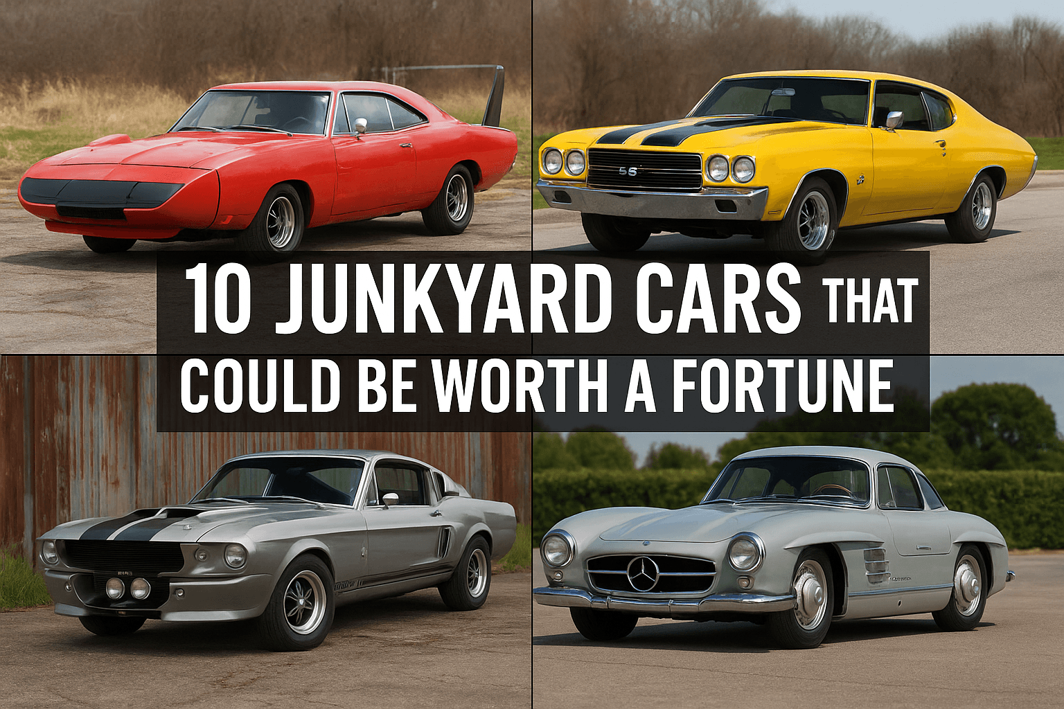 10 Junkyard Cars That Could Be Worth a Fortune Today