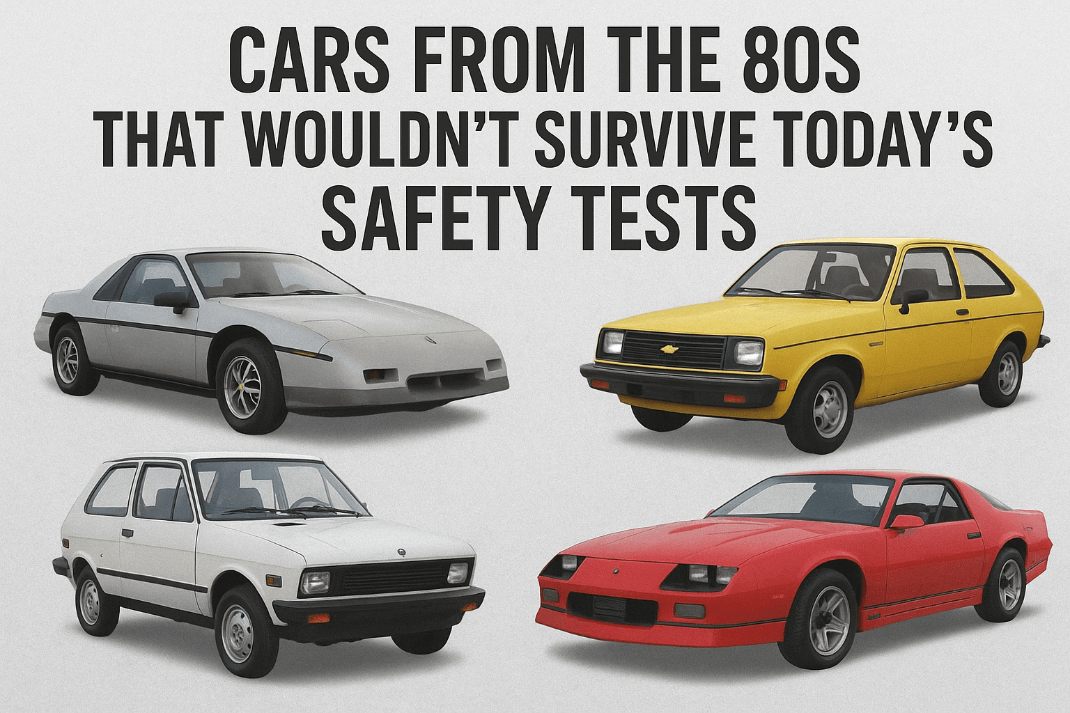 Cars From the 80s That Wouldn’t Survive Today’s Safety Tests