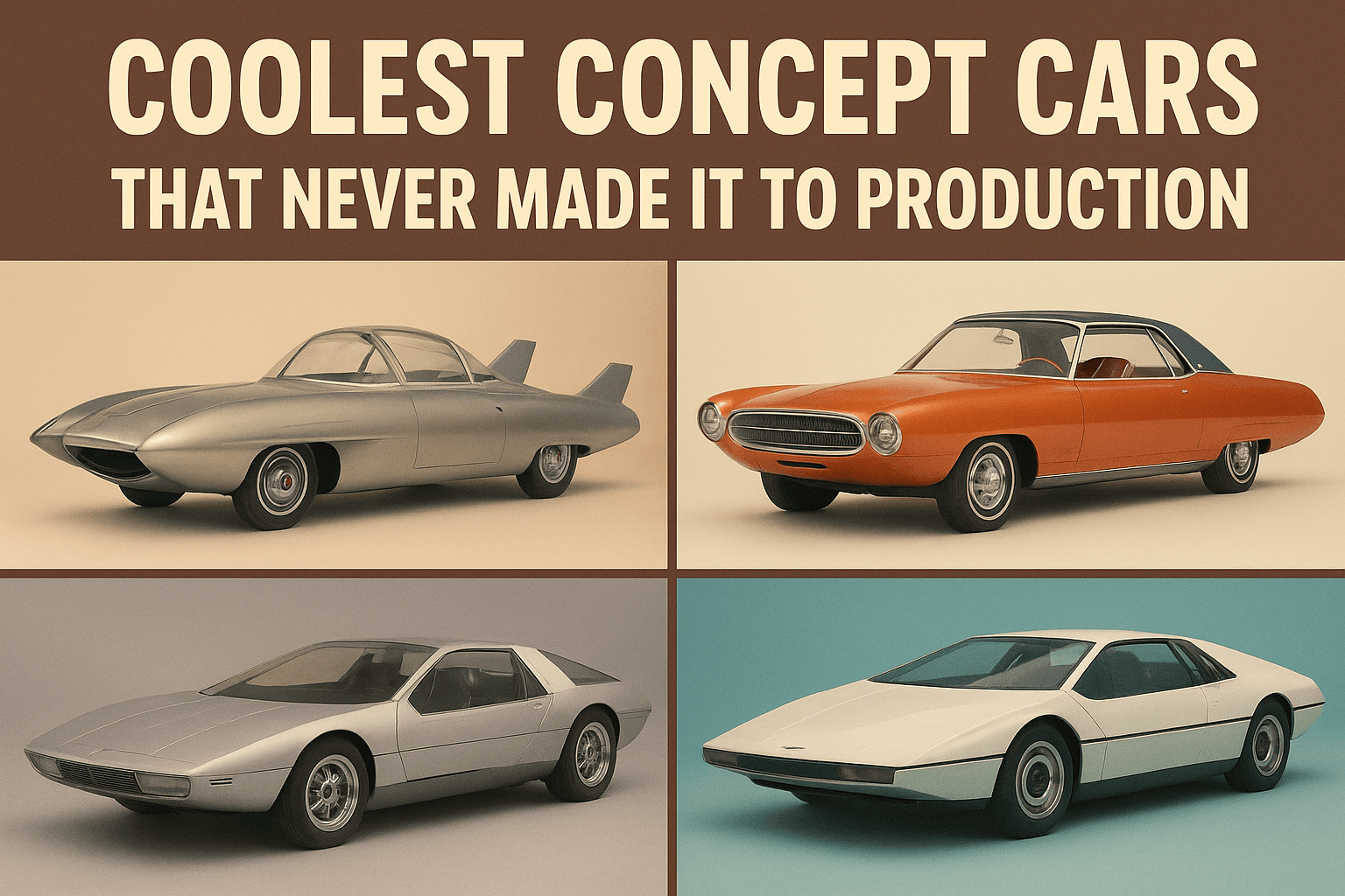 The Coolest Concept Cars That Never Made It to Production