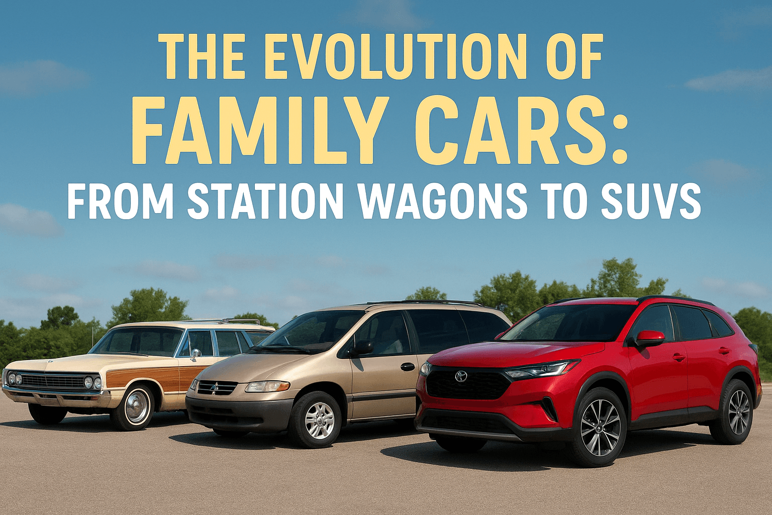 The Evolution of Family Cars: From Station Wagons to SUVs