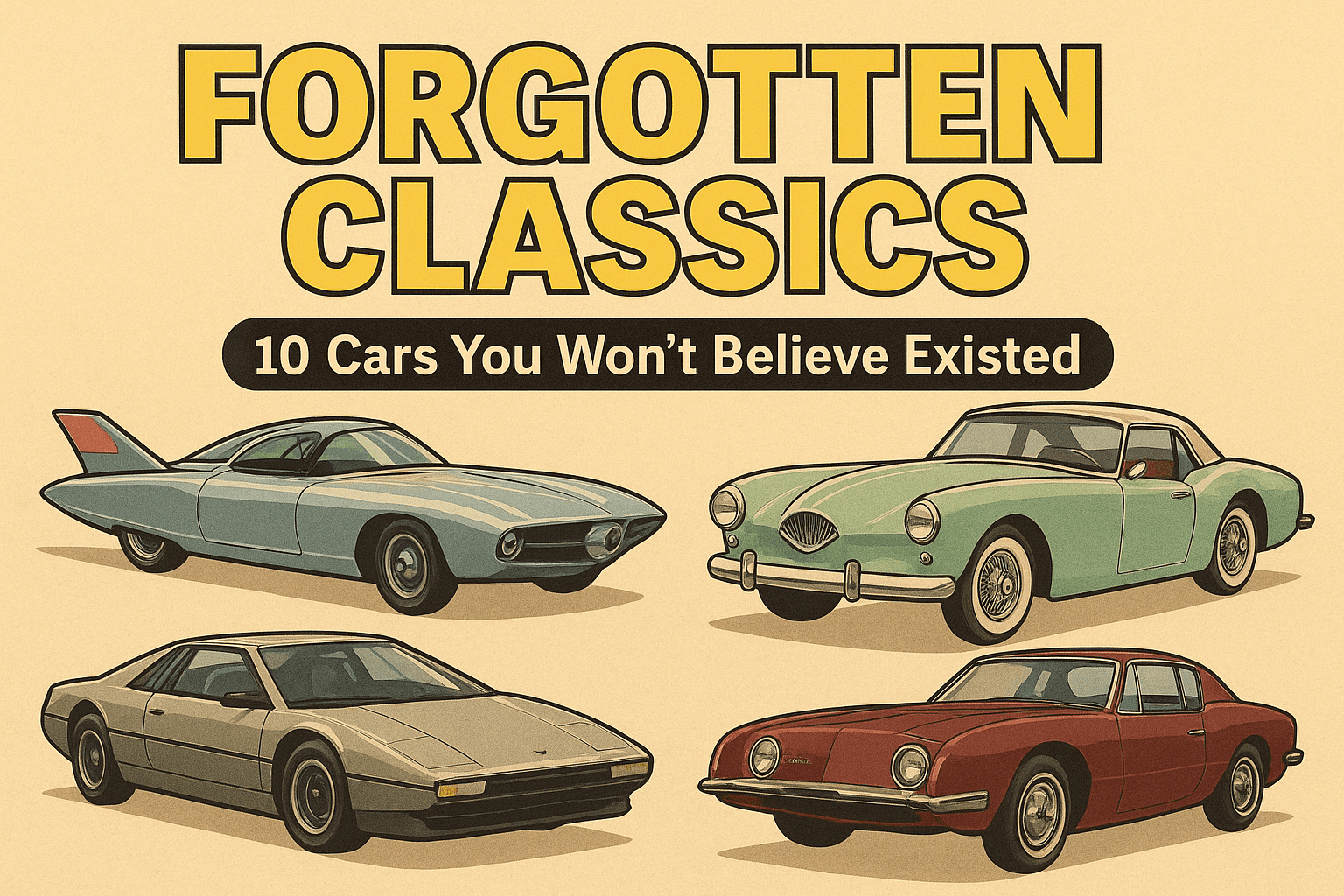 Forgotten Classics: 10 Cars You Won’t Believe Existed