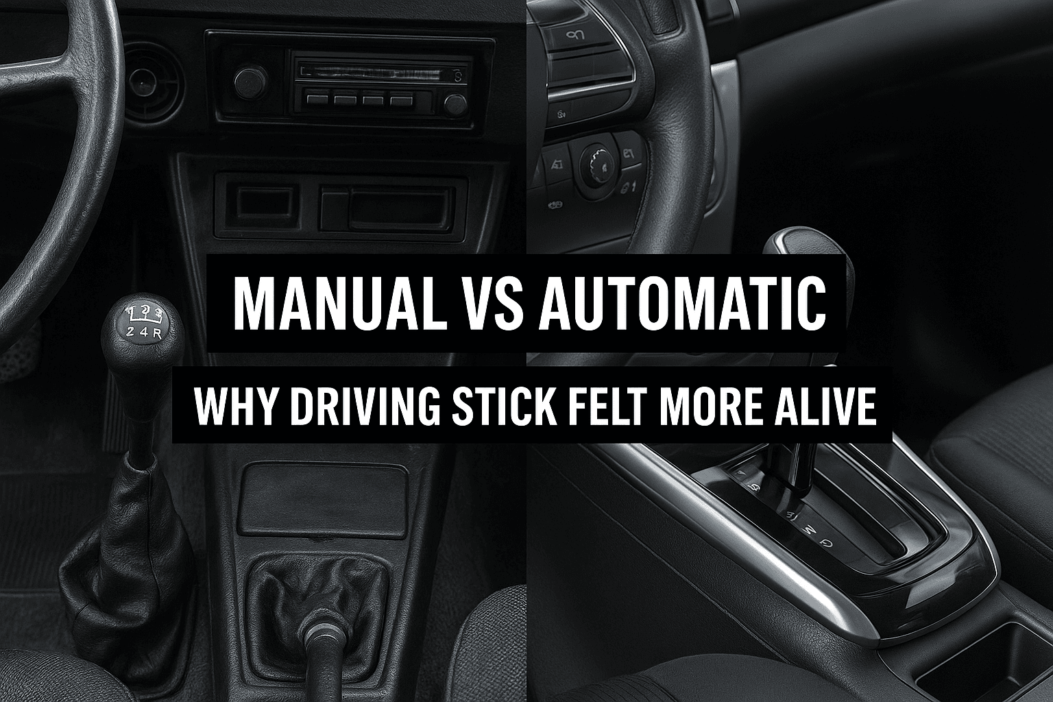 Manual vs Automatic: Why Driving Stick Felt More Alive
