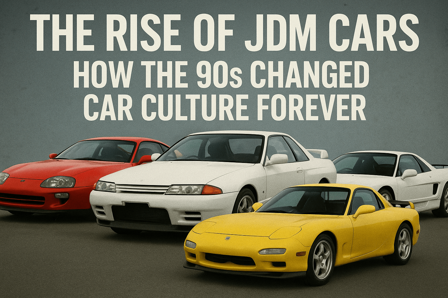 The Rise of JDM Cars: How the 90s Changed Car Culture Forever